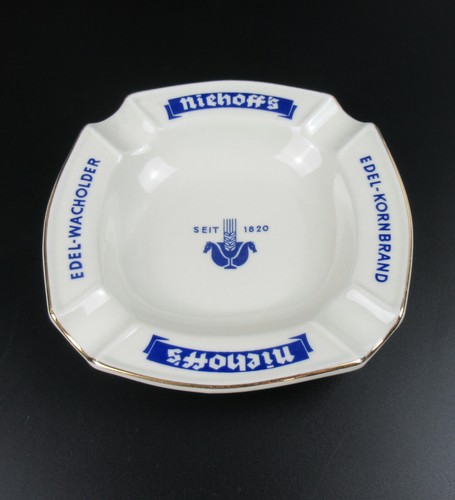 Porcelain ashtray advertising - porcelain,