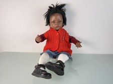 Künstlerpuppe Waltraud Hanl Vinyl Puppe 64 cm. Top Zustand 