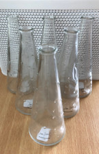 6 Stück ikea Vasen GLAS 40113180 SNERTIG - Gartenparty, Hochzeit Blumen-Deko neu