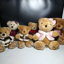 6 x Douglas Bären Teddy  2009 - 2014 Plüschtier Teddybär Kuscheltier Bär Sammeln