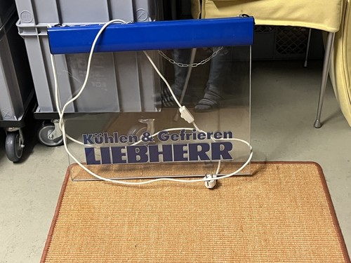 Liebherr werbeschild - liebherr,
