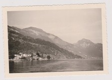 altes Foto 🎞️ Blick auf die Rigi Weggis Vitznau Schweizersee 1952