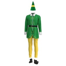 Elfen Kostüm für Herren Gr. L Fasching  Karneval Wichtel Weihnachtself