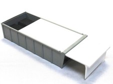 Magazinbox 2x50 + 2 Universalmagazine Schiebedeckel Diamagazin Diabox Stapelbox