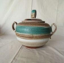 alter schöner Bowletopf Bowle Topf 1082 Art Deco in braun grün beige für 5 Liter