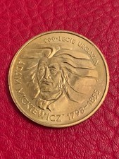 Münze Polen 2 Zlote 1998 Adam