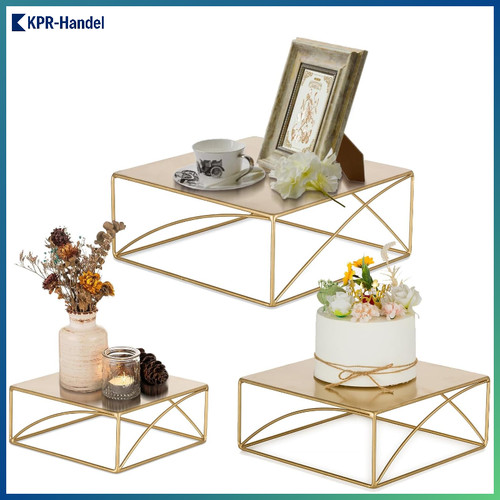 Tortenständer set gold für - 3,