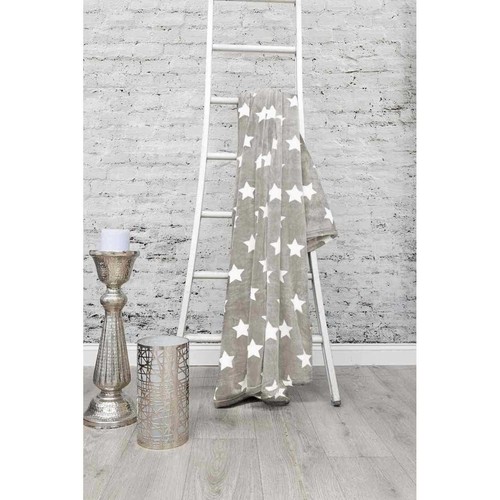 Microfaser kuscheldecke stars - microfaser,