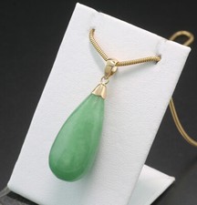 Jade-Anhänger 40 carat 585er Gelbgold Südostasien Wert 1.100 Euro  Echte Jade!
