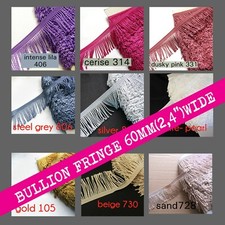 Edelmetall Fransenborte 6cm