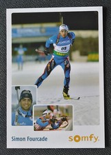 10246 Simon Fourcade FRA Biathlon Autogrammkarte original signiert