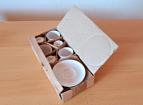 Weißes kaffeegeschirr für - weißes,