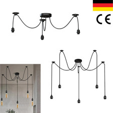 Retro Spinne Hängelampe E27