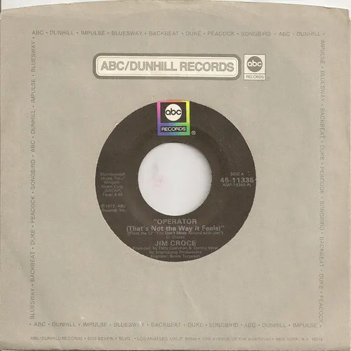 Jim croce operator - croce, not
