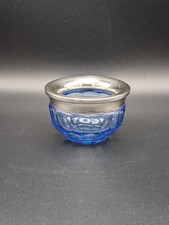 Glasschale blau mit 800