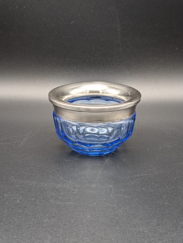 Glasschale blau mit - , 800