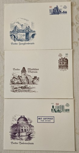 Ddr postkarten ganzsachen - ddr, 3