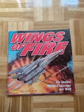 Sammelalbum Wings of Fire * Panini * Die besten Militärflugzeuge der Welt