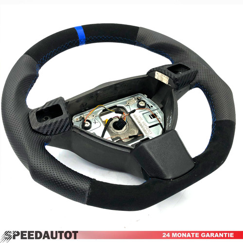 Abgeflacht alcantara leder - abgeflacht,