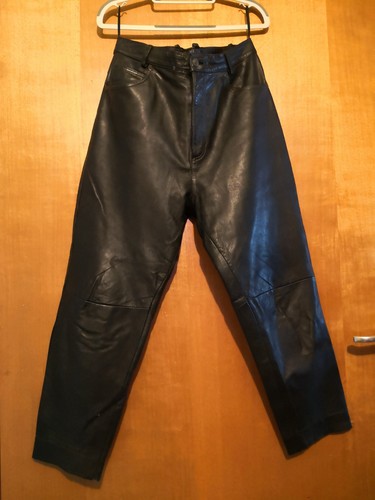 Herren lederjeans biker - herren, /