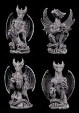 Kleine Drachen Figuren - 4er
