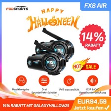 2XBT 5.4 Motorrad Headset Intercom Gegensprechanlage Bluetooth Helmet Interphone