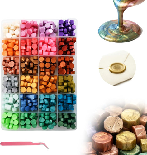 Achteckig siegelwachs set - siegelwachs, 600