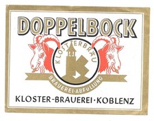 Bieretikett Klosterbrauerei