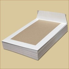 Papprückwand Versandtaschen DIN B5 weiß Haftklebung Papprückwandtaschen