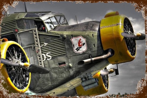 Retro blechschild ww2 - retro,