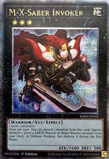 M-X-Saber Invoker (V.2) RA04-FR169 Quarter Century Secret Rare Französisch Neu
