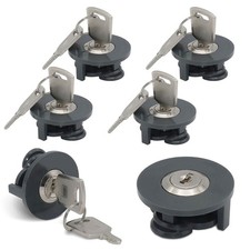 4X Steckdosenschloss mit Schlüssel Büro Steckdosenschloss Tischsteckdose