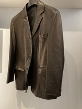 Lederjacke schwarz Herren 56