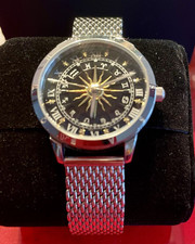 THOMAS SABO Armbanduhr "3D-Sonne", Set mit Wechselarmband, silber/goldfarben