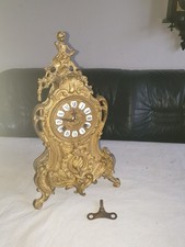 Bronze Messing Kaminuhr