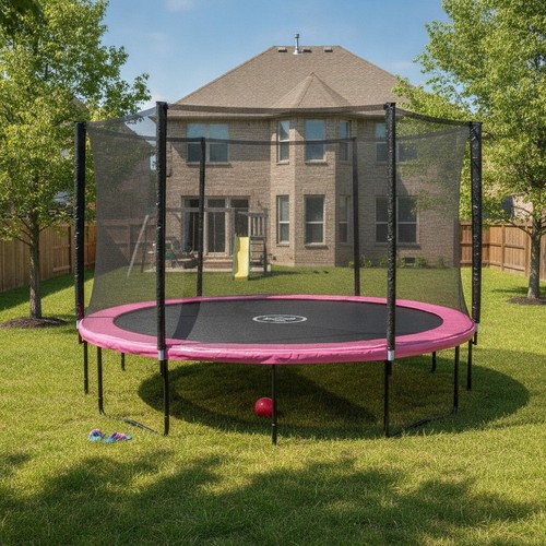 Fuß rosa trampolin - fuß,