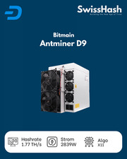 Antminer D9 1770GH/s – Dash