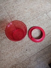 Tupperware Ersatz Behälter Extra Chef 1,35 Liter Rot Ersatzteil Zerkleinerer 