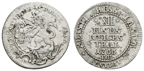 Hessen kassel 1766 - hessen-kassel, /