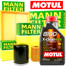Peugeot 807 2.0 HDI Wartungskit 79 80 KW 4 Mann Filter + 5L Motul Motoröl 5W30