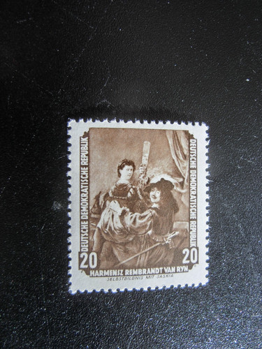Ddr briefmarke gemälde - ddr,