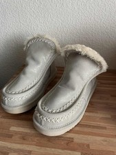 Damen Leder-Winterboots in Silber von "Divine Follie" ,  Gr.  39, neu