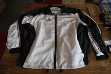 JAKO Herren Trainingsjacke weiß schwarz Größe XL TSV Himmelstadt Tennis