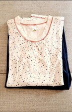 Calida Schlafanzug mit Sternen, blau-weiß M 42 44 