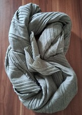 Gina von Ernstings Family Schal, Stola,Halstuch,  schilf mit Struktur, 60x210 cm