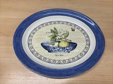 Wedgwood Sarah’s Garden Queens Ware Keramik groß 16” 41cm oval Servierplatte