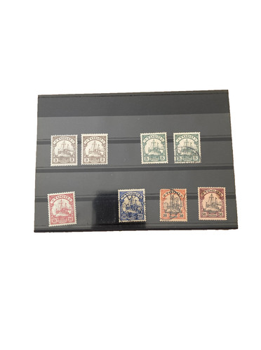 Acht kolonial briefmarken aus - briefmarken,