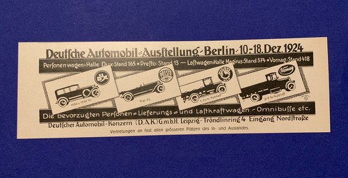 1924 deutsche automobil - deutsche,