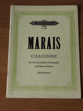 Marais Chaconne Viola da Gamba