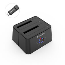 USB 3.0 auf SATA Festplatten-Dock für 2.5 & 3.5 Zoll mit Offline-Klon Funktion